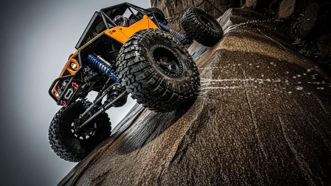 AEGIS RIM Bedrock Off-Road SAGA forged wheel — Raw, high-clearance spoke geometry built for boulder crawlers and extreme rock articulation.