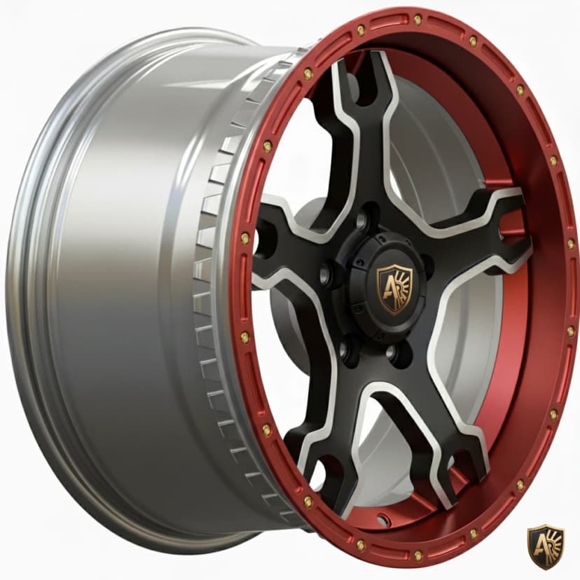 AEGIS RIM Bedrock wheel — maximum-strength forged construction for extreme overland use, Off-Road SAGA series