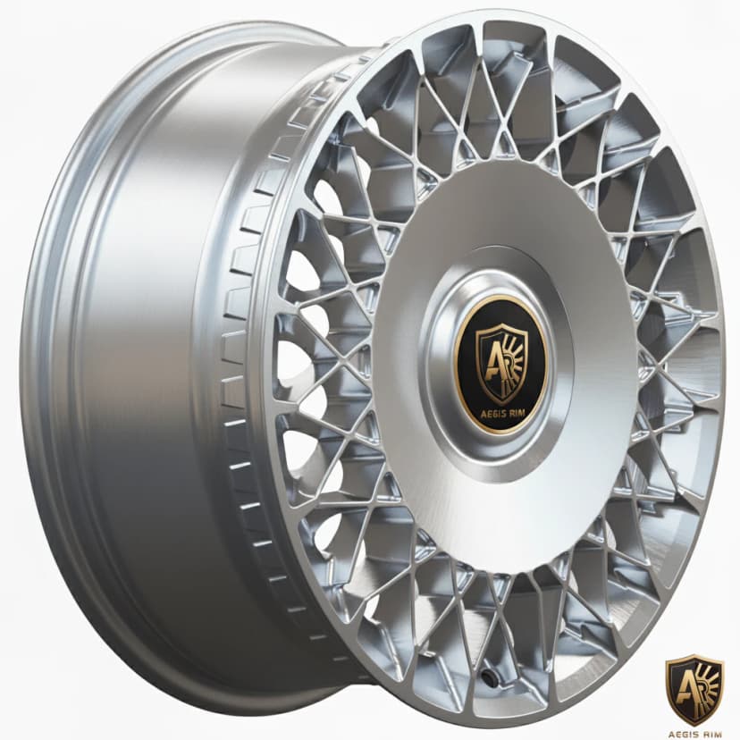 AEGIS RIM Monolith wheel — solid monoblock face with minimal spoke interruption, bold centerpiece design, Tarmac SAGA series