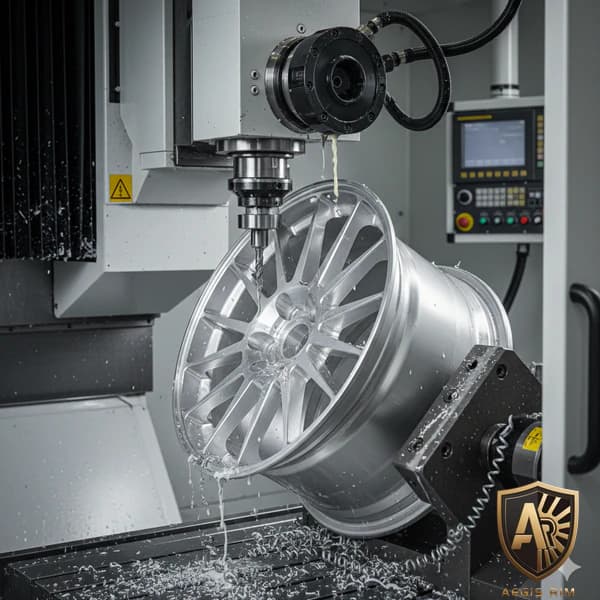 AEGIS RIM bespoke wheel engineering design — CAD components and structural analysis