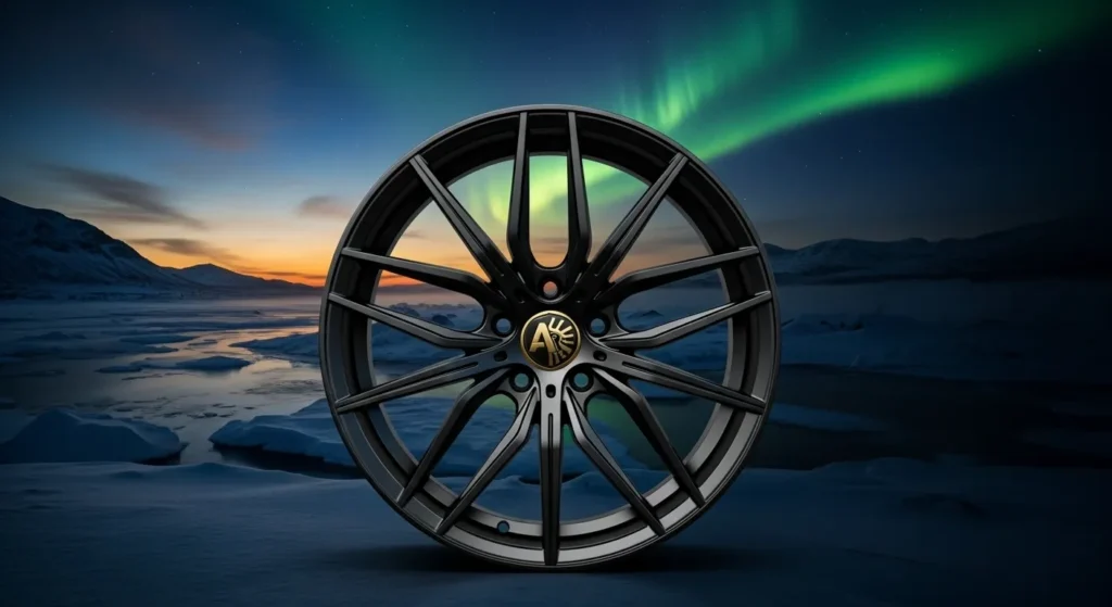 AEGIS RIM Aurora Series forged aluminum wheel inspired by northern lights