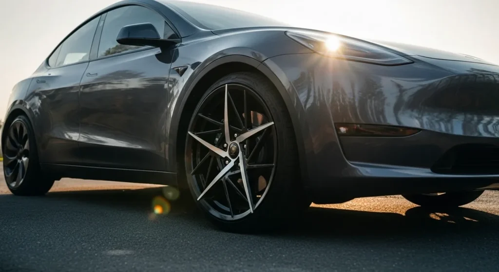 GEOMETRIC Series forged wheel by AEGIS RIM, featuring radiating vector spoke design and minimalist symmetry for engineered harmony and visual precision.