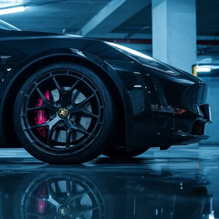 IRON-CAGE Series wheel with interlocking spokes and structural design