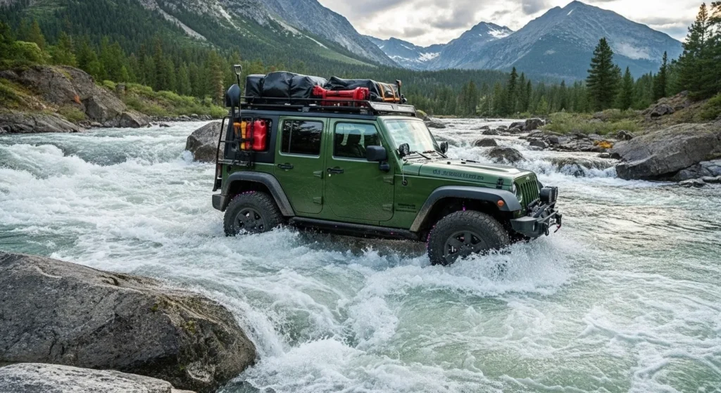 TREKKER Series forged wheel by AEGIS RIM, featuring utilitarian multi-spoke design for overlanding and long-distance travel