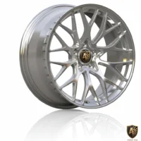 Aegis Forge Prodesign Geometric 002 Gloss Silver 45 Degree Tilt