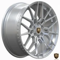 Aegis Forge Prodesign Geometric 008 Gloss Silver 45 Degree Tilt