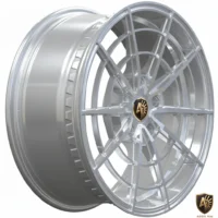 Aegis Forge Prodesign Geometric 021 Gloss Silver 45 Degree Tilt