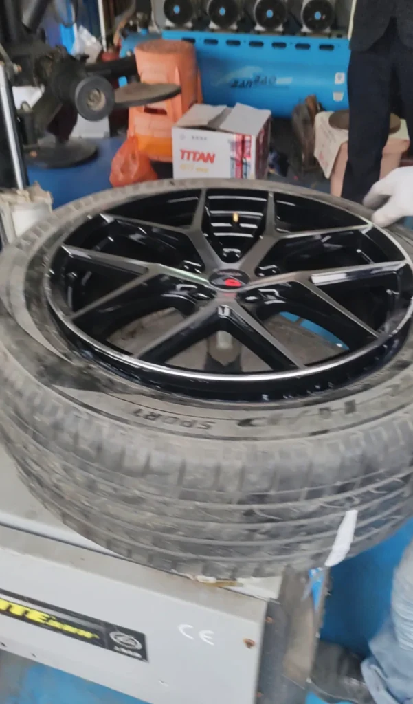 AEGIS RIM Gripsafe wheel ready for mounting with standard equipment