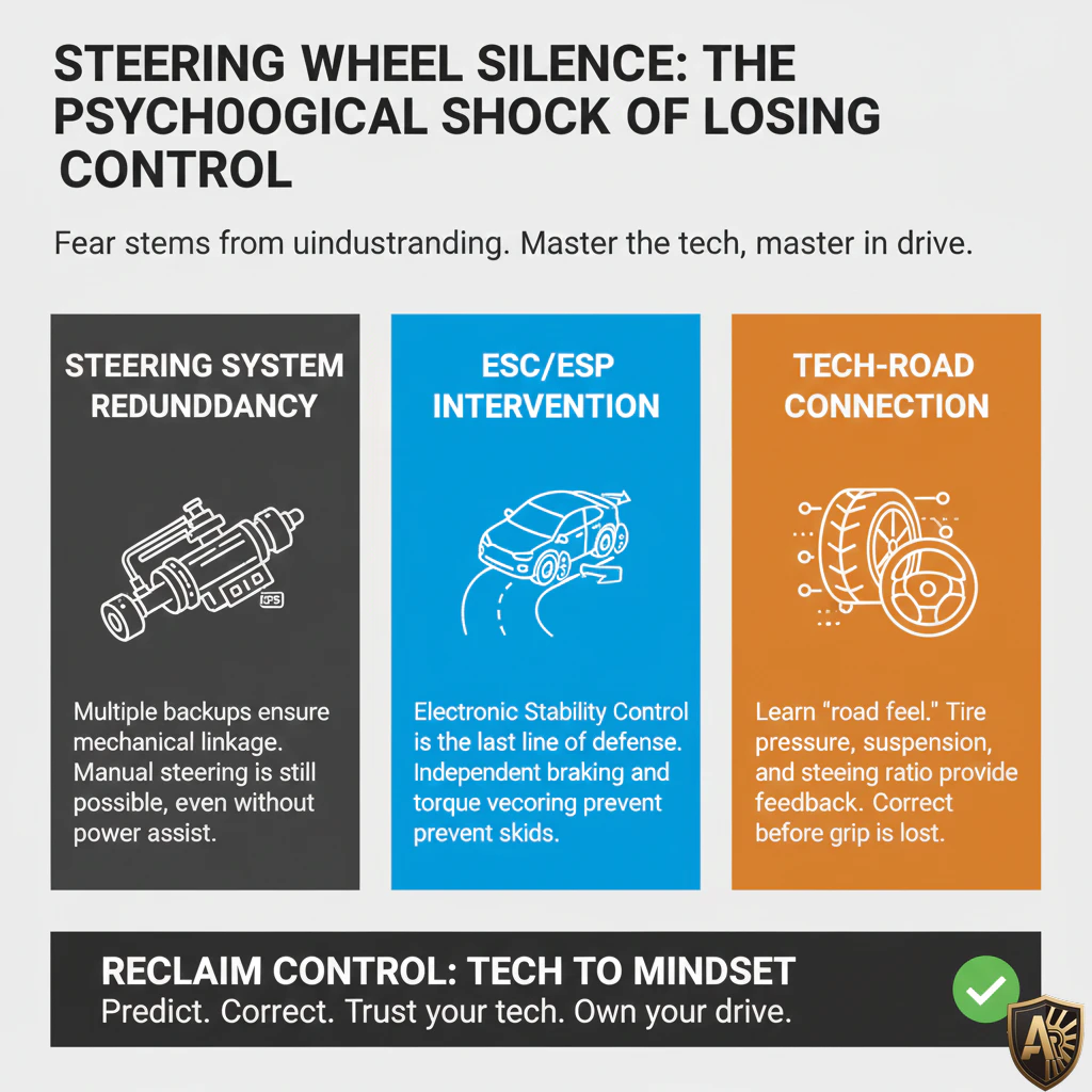 Steering control and fear response