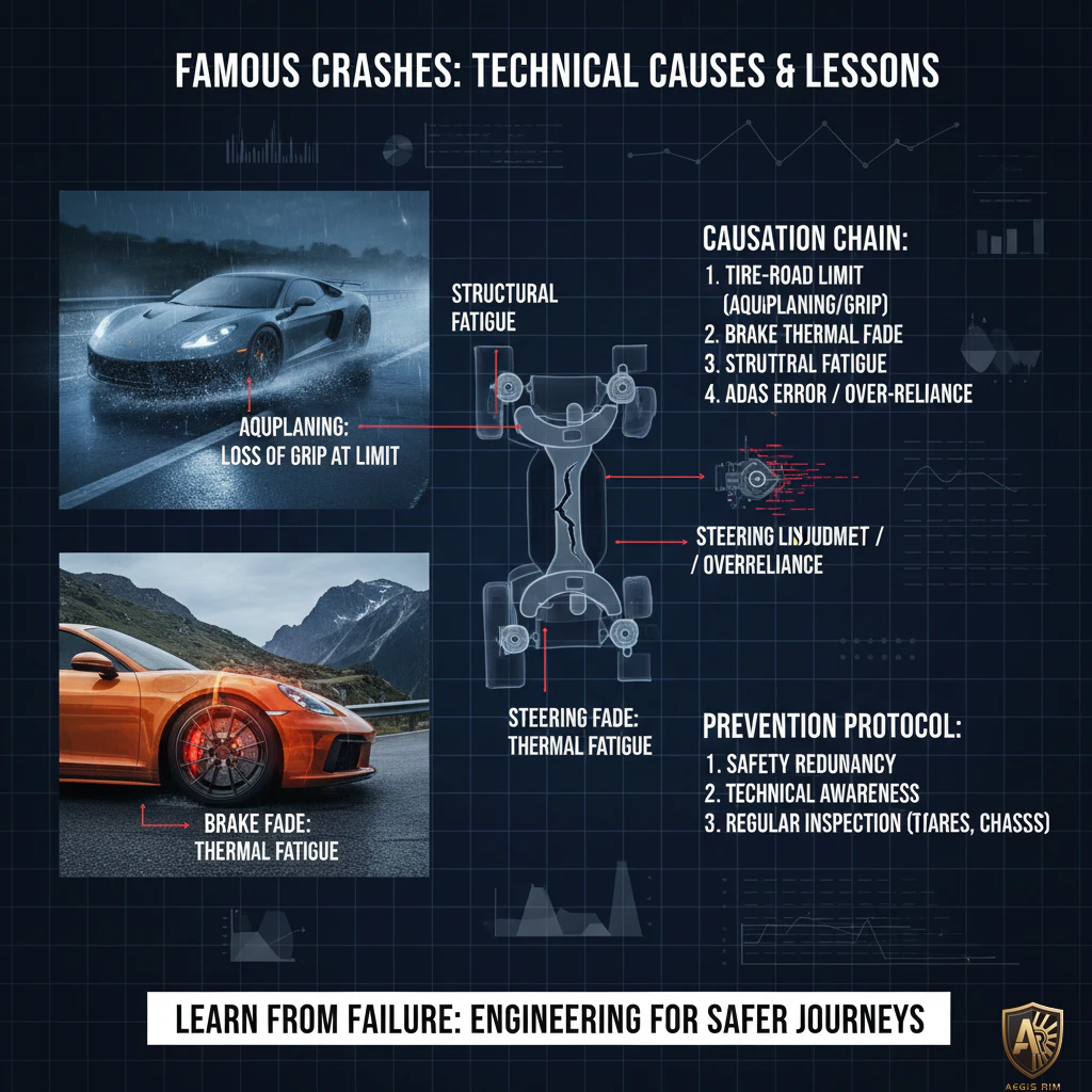 Tire road grip loss and hydroplaning