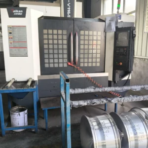 Conceptual rendering of AEGIS RIM casting workflow—where molten alloy meets precision molds to form durable wheel structures. Factory overview of AEGIS RIM casting process—illustrating alloy melting, mold filling, and cooling stages in wheel production.